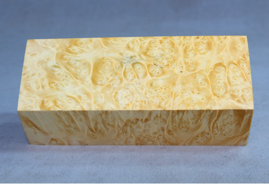 Stabilized Maple Burl Wood Mod Block